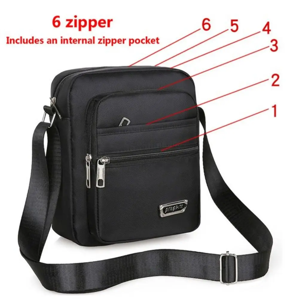 Borse a tracolla da uomo in nylon da viaggio casual Borsa a tracolla Borse a tracolla da ragazzo Borse da uomo
