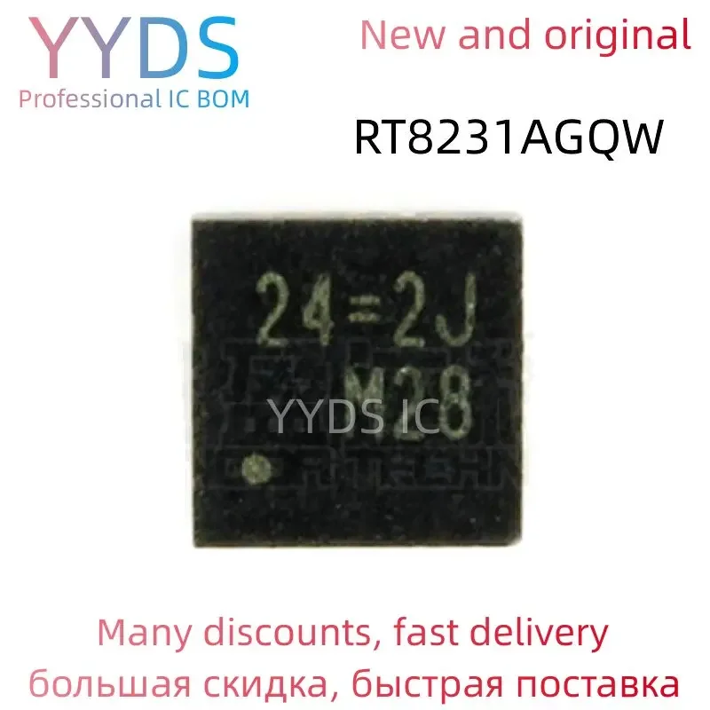 IC Original WQFN-20, RT8231AGQW, RT, RT8231, RT8231AG, RT8231AGQ, 100% Brand New