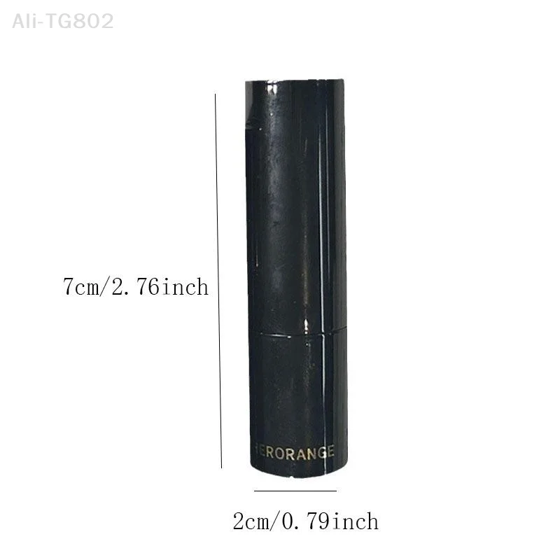 HERORANGE Rouge à lèvres léger 3,5 g - Bâton miroir de maintien naturel blanc hydratant polyvalent à faible saturation