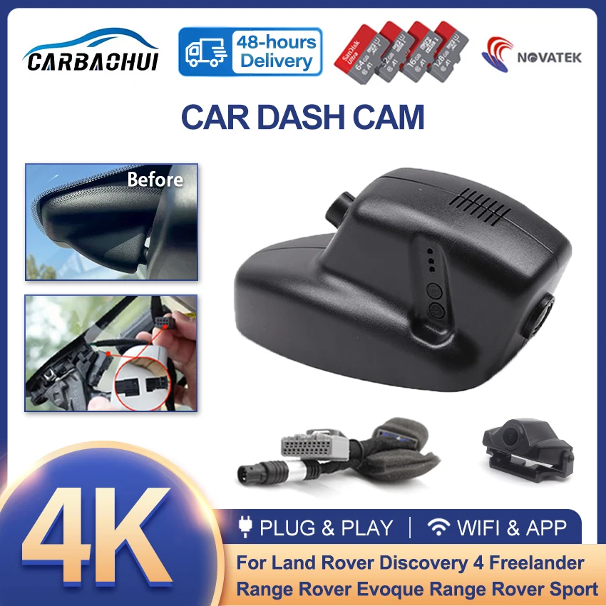 

Wifi Car DVR Dashcam EDR for Land Rover Discovery 4 Freelander Range Rover Evoque Range Rover Sport Jaguar XJ XJL XJ XF F Pace