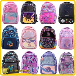 Oryginalna Australia Smiggle New Children Student School Bag Large Capacity Cartoon Double Shoulder Backpack Birthday Gifts