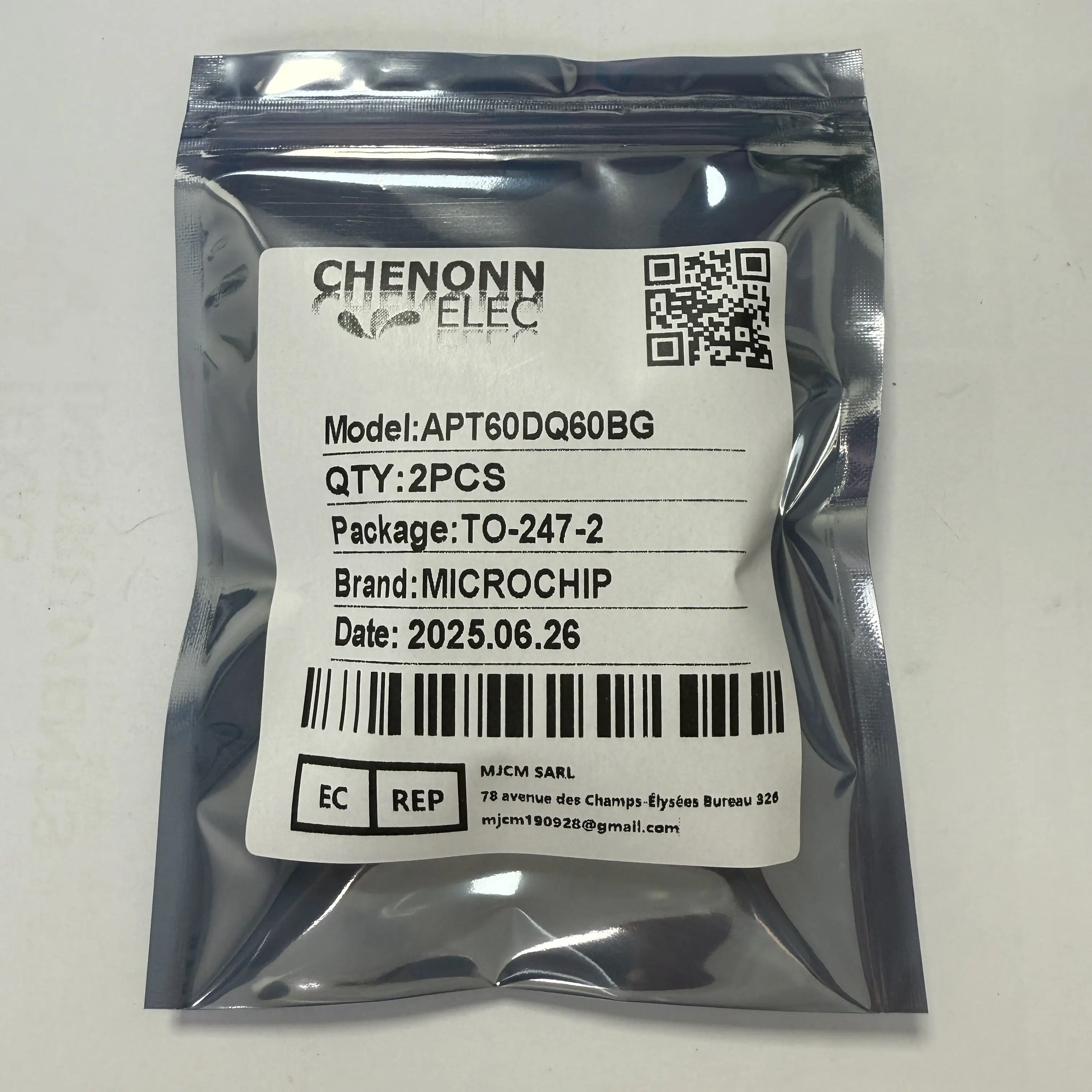 2 PÇS/LOTE APT60DQ60BG (Diodos)