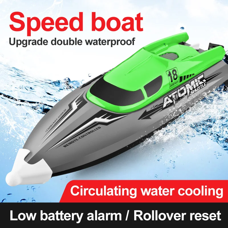 YL-601 2.4G High-end High Speed Racing Boat Waterproof Rechargeable Model Electric Radio Remote Control Speedboat Toys for Boys