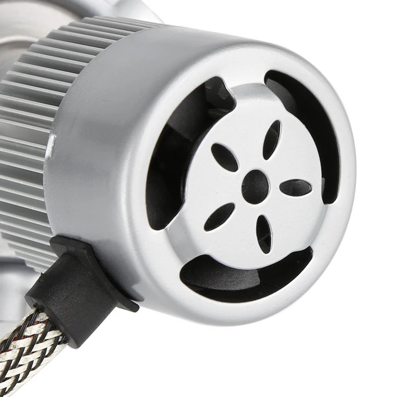 Lumière LED blanche à économie d'énergie, lumière de sauna pour véhicule, kit d'ampoules Hi/Lo pour voiture, puissance 488W, 48800LM, H4, 6000K, 12V-24V