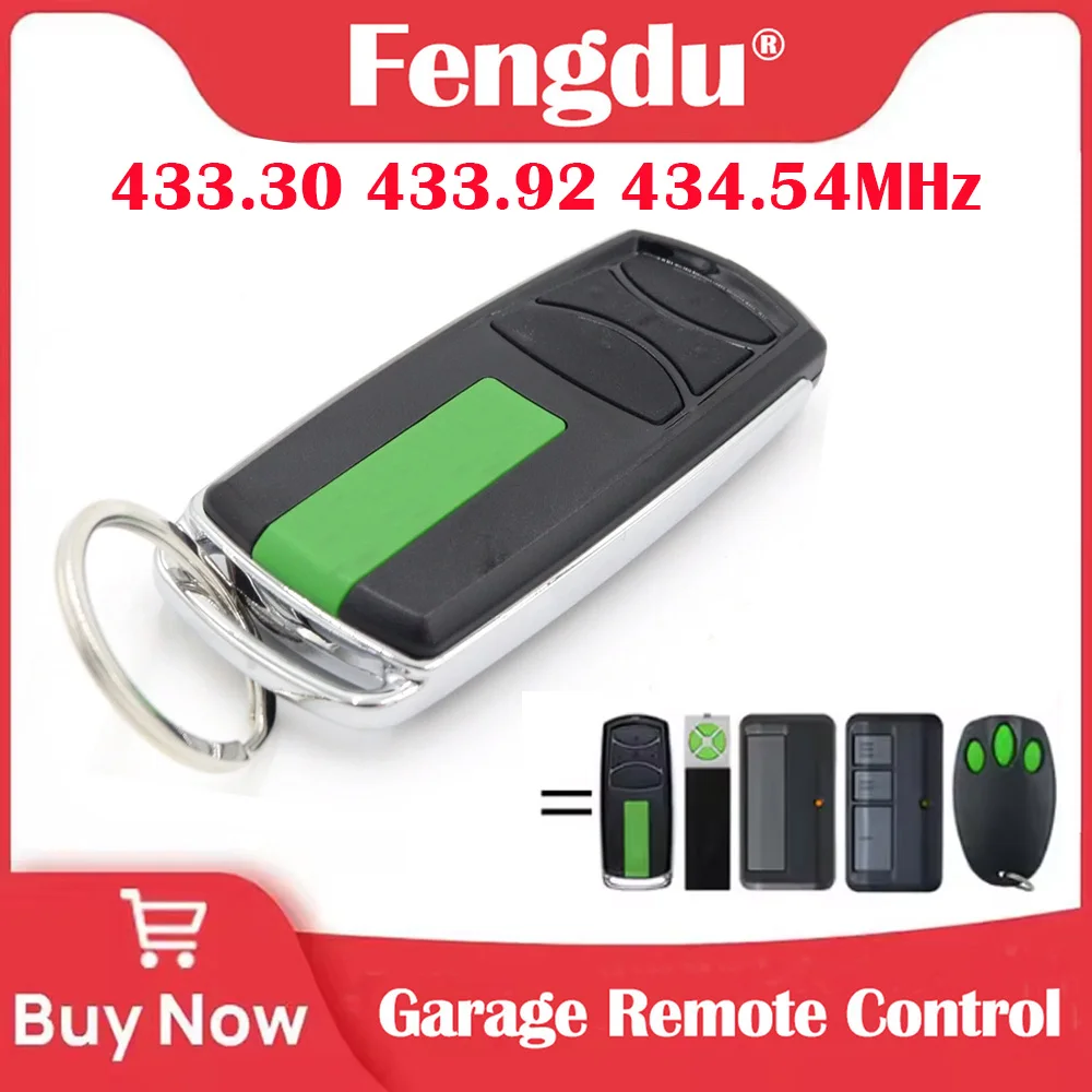 

Garage Remote Control 433.30 433.92 434.54MHz Rolling Code for E960M E940M E950M E945M E943M Security+2.0