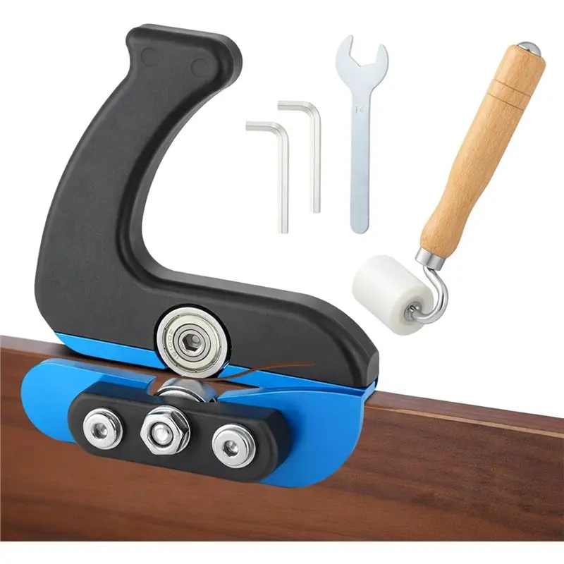 

Лучший роликовый триммер для кромкооблицовки с двойными офсетными подшипниками для деревообработки, для резки кромок из ПВХ и меламина