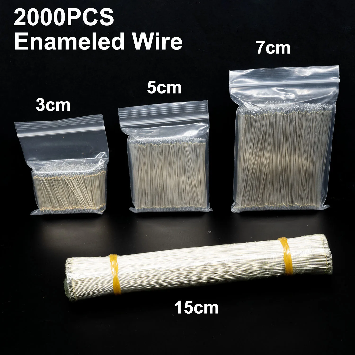 200PCS Neon Light Strip Welding Wire Silver Color Enameled wire Middle Connector For 12V24V Neon Lamp Soldering