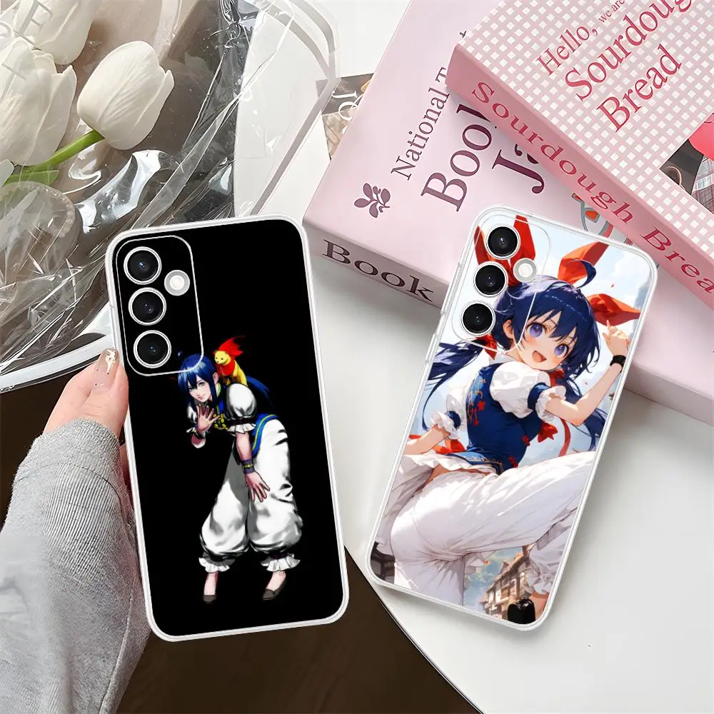 Чехол для телефона Fatal Fury Hotaru Futaba для Samsung Galaxy S25 S24 S23 S22 S21Plus FE Ultra Clear Color Cover Роскошный смартфон
