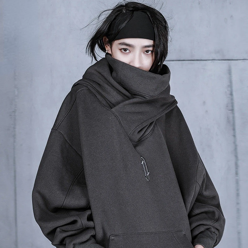 Deeptown Harajuku Fashion Korean Streetwear Pullover Hoodies Women Gothic Cyberpunk Oversized Hoodie Female Couple Sweatshirts