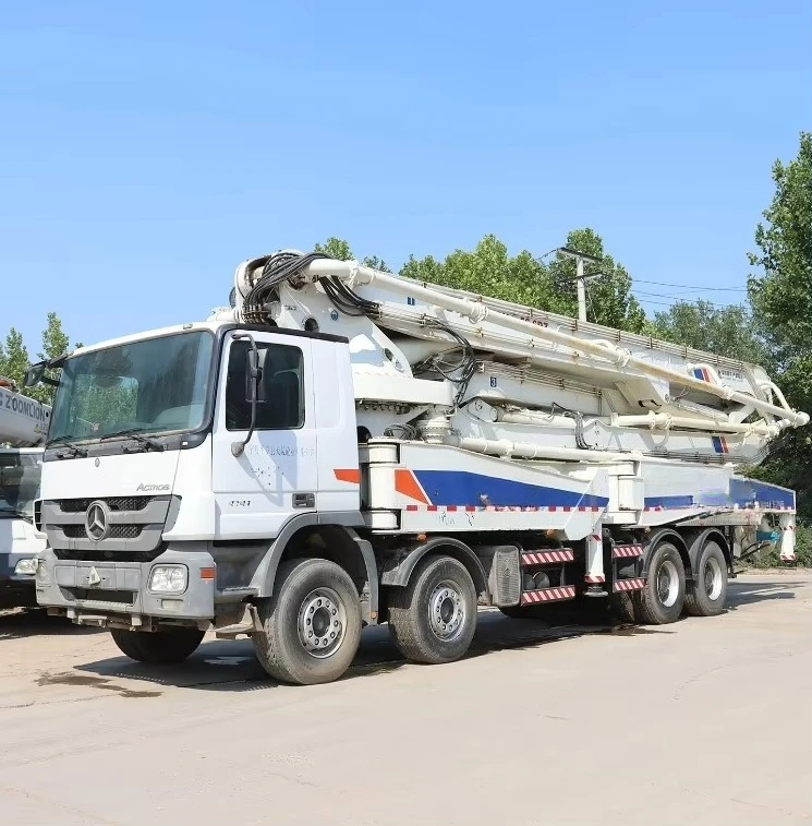 Cheap Price 56m  Hydraulic Cement Concrete Pump Truck for Construction Work