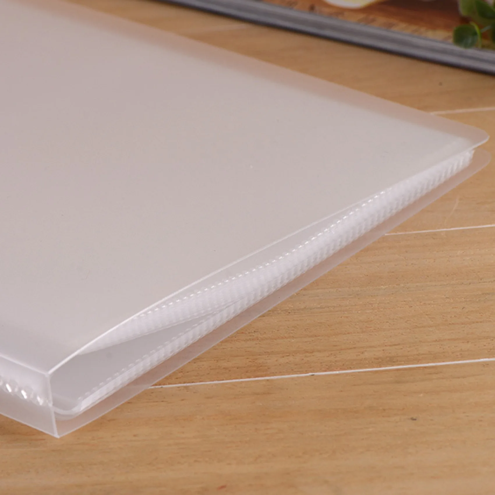 PORK-3X PP Pure Frosted Simple Cover Transparent Insert Type 5R 7 Inch PP Photo Album/Postcard Book Write Collection