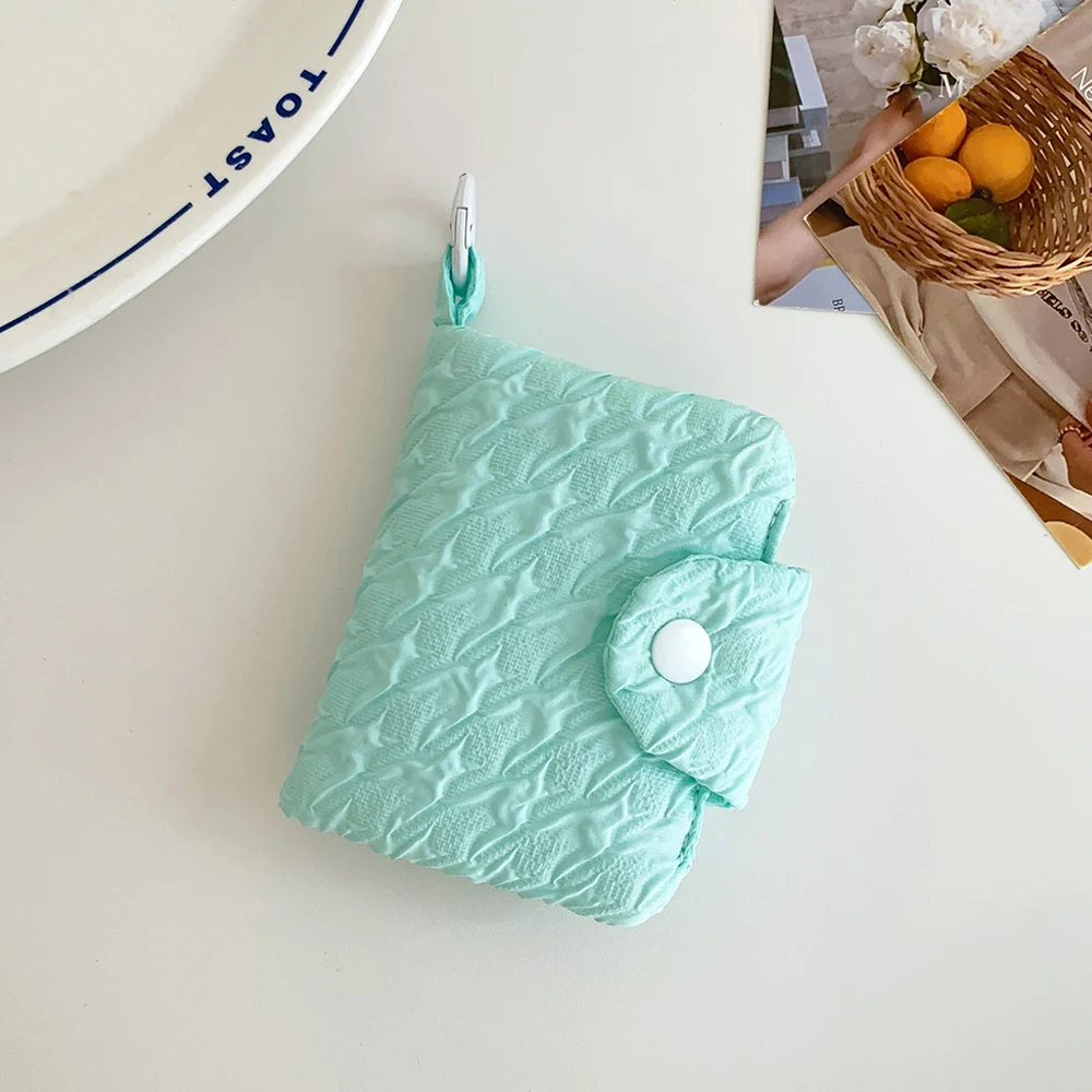 New Fashion Women Short Purses Polyester Female Wallet Fresh Card Holder Coin Money Bag Soft Dollar Price Ladies Wallet Small