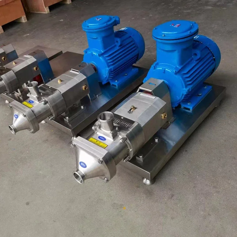 

Насос двухшнековый из нержавеющей стали для перекачки пищевых жидкостей, сточных вод, меда, крема, томатной пасты