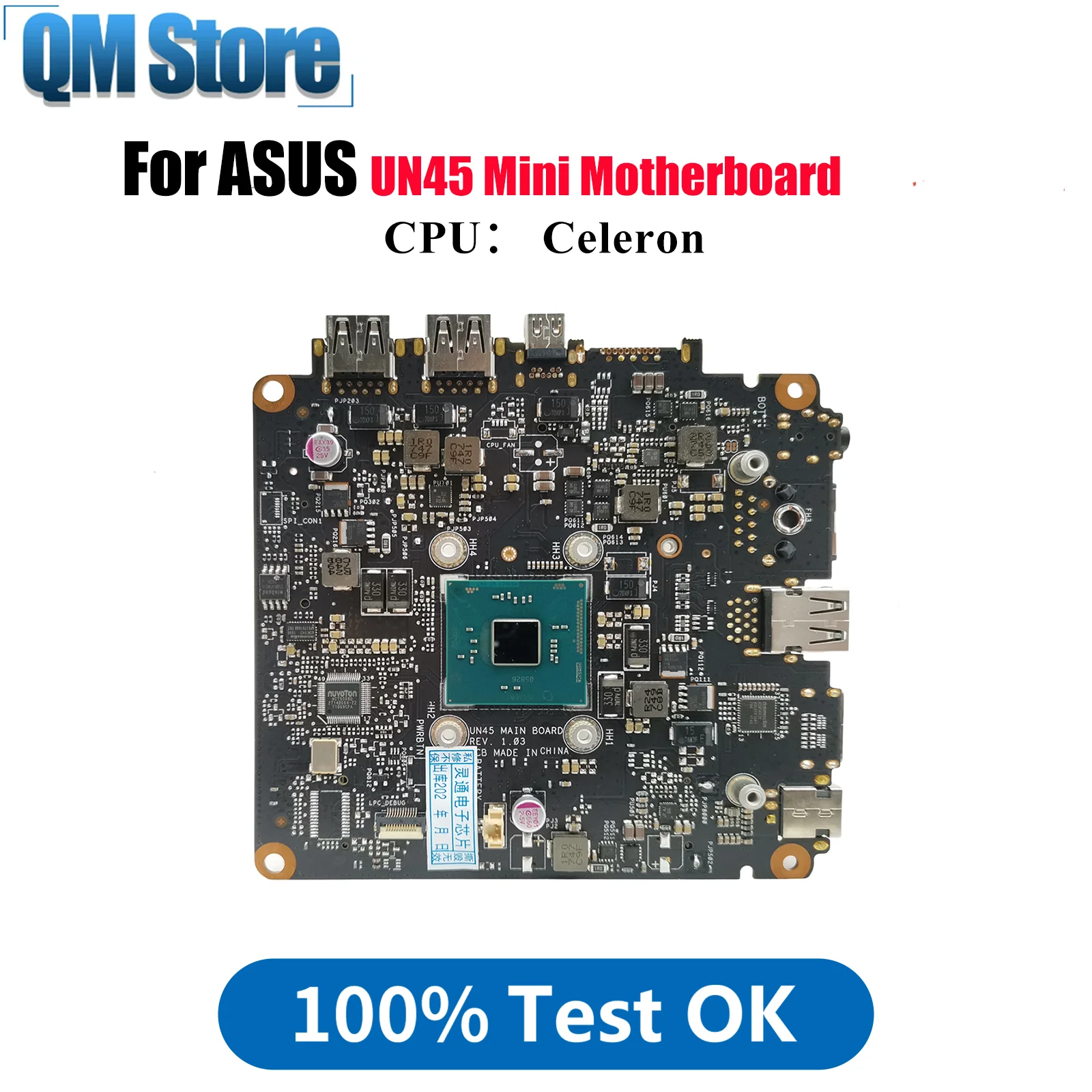 

Материнская плата для ноутбука UN45 для ASUS VivoMini UN45, материнская плата для ноутбука с процессором Celeron, 100% тестирование, ОК, быстрая доставка, высокое качество