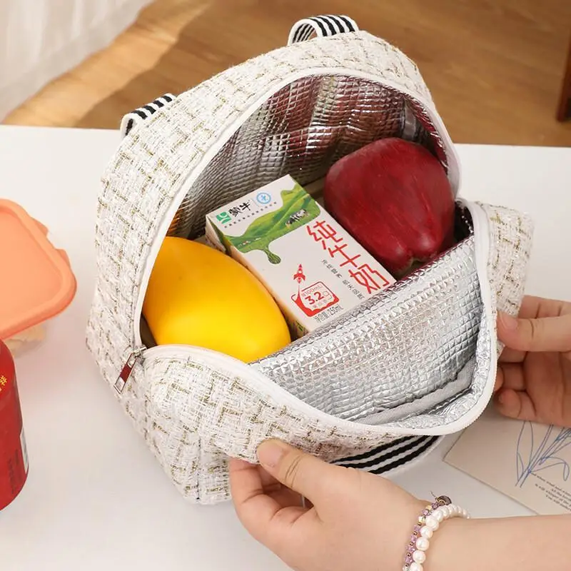 لطيف الكرتون مقاوم للماء مقاومة للاهتراء العزل موضة علب الاغذية حقيبة يد عادية سعة كبيرة متعددة الوظائف حقيبة التخزين #3