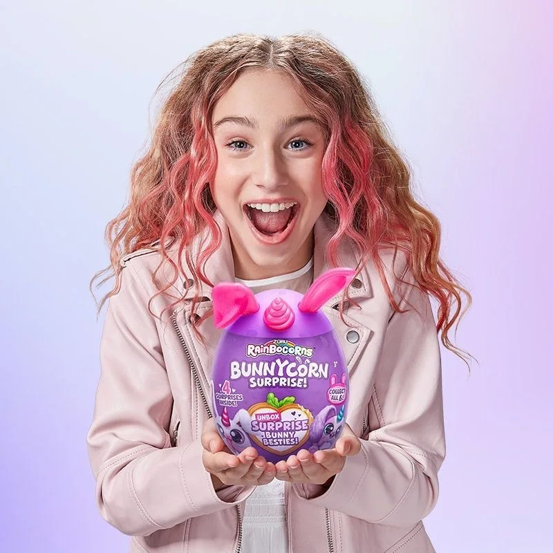 2025 nuevo genuino Zuru perro planeta cuarta generación Rainbocorns unicornio sorpresa huevo mágico caja ciega Linda muñeca niños juguetes regalo