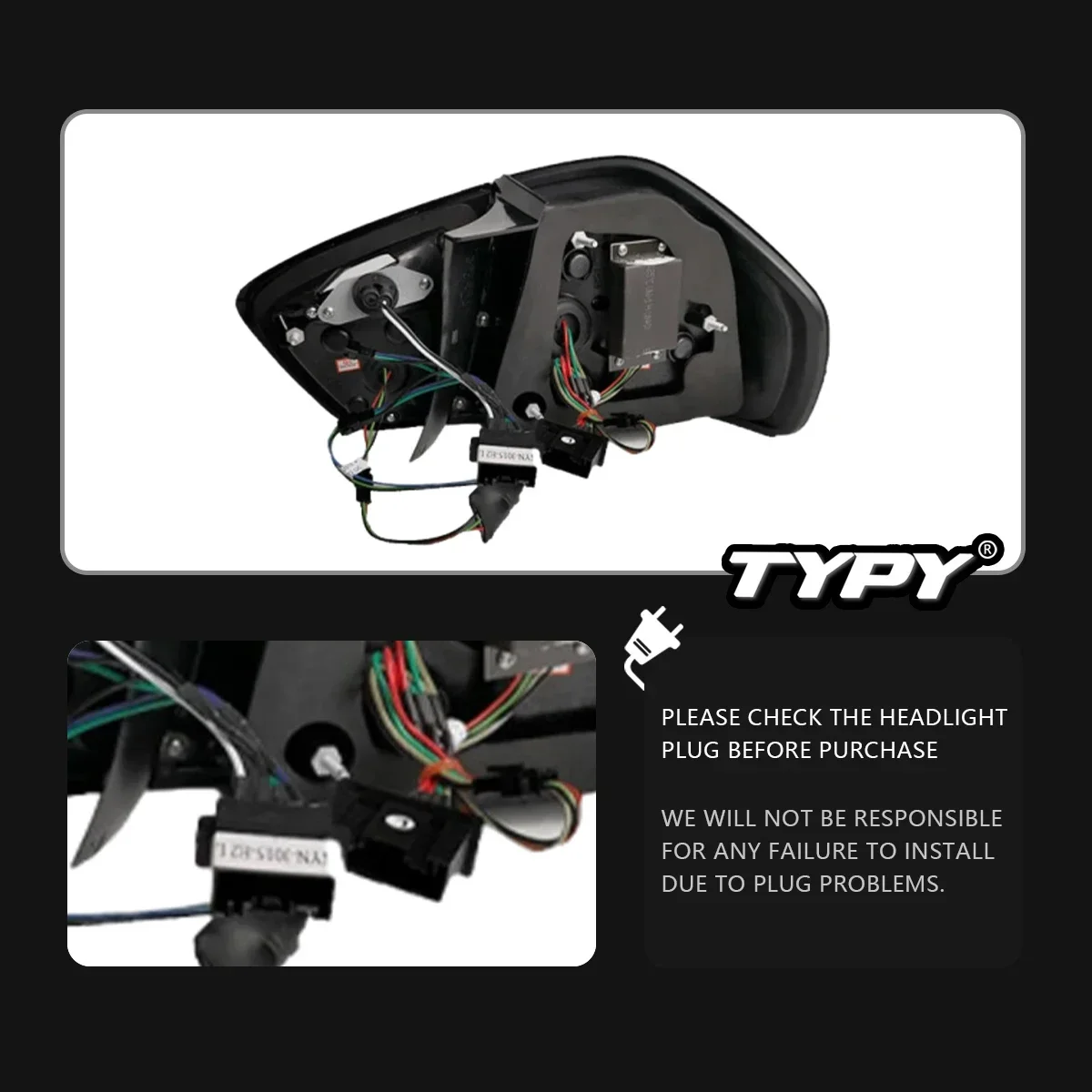 

TYPY Car For BMW 3 Series E90 Taillight 2009-2012 Upgrade Modified to New DRL Dynamic Turn Signal LED Taillight Auto Accessories