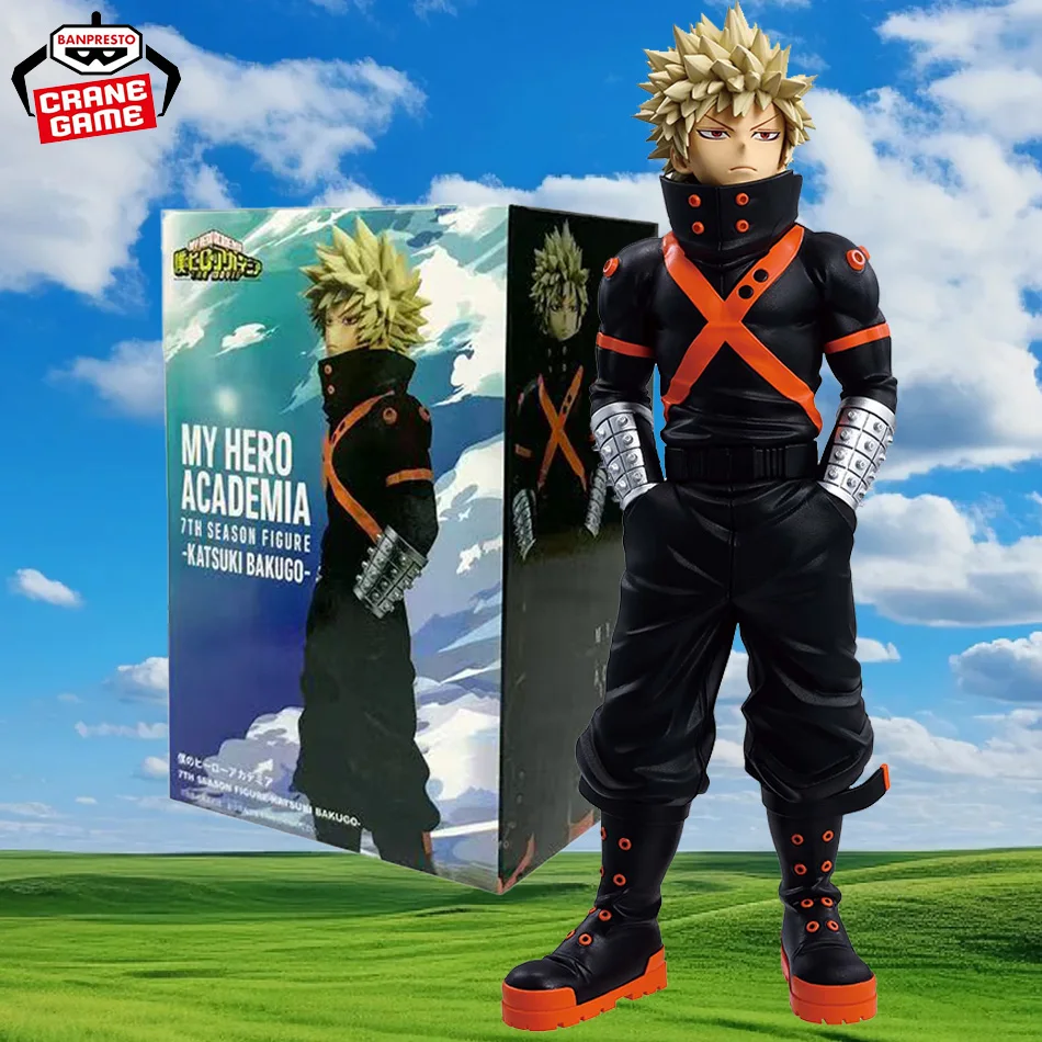 Figura de Katsuki Bakugo de la 7ª Temporada de My Hero Academia de BANPRESTO - Modelo de Anime en Caja Original, Edición Coleccionable
