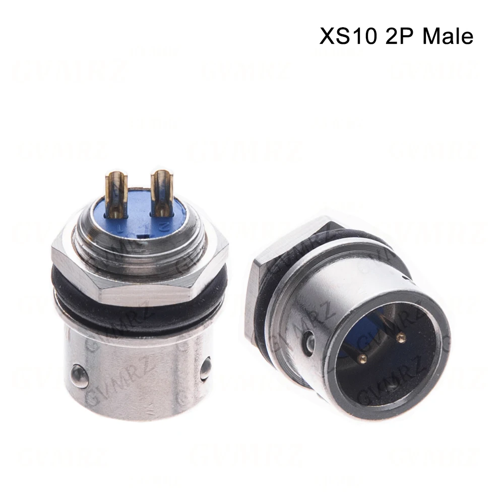 1PCS XS10 2PIN 3PIN 4PIN 5PIN Docking Aviation Plug Socket Waterproof Circular Connector Integrated circuit Male and Female