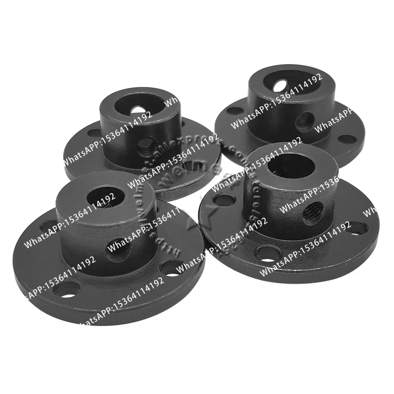 6Mm/8mm/10mm/12mm rigid flange coupling, motor guide shaft support connector, 45 #steel