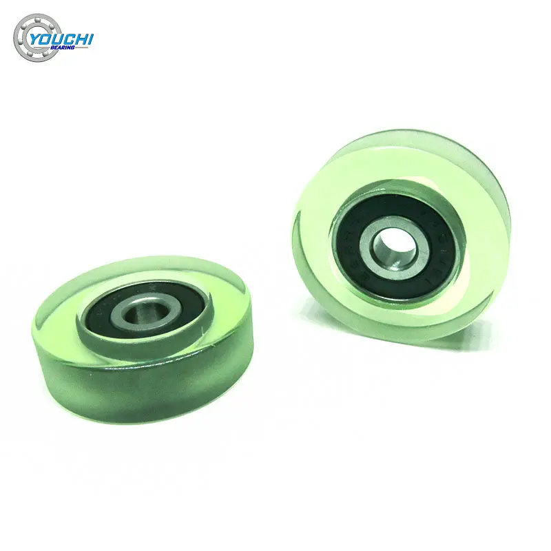 5pcs 6x30x9 Polyurethane Roller OD 30mm PU 626 Bearing PU62630-9 PU Coated Pulley 6*30*9 Plastic Wheel