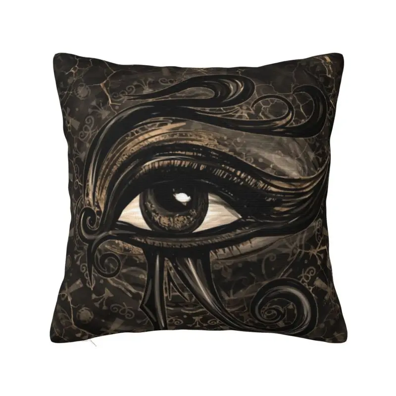 The Eye Of Horus Egypt Cushion Cover 45x45cm Ancient Egyptian Symbol Velvet Nordic Pillows Decoration Salon