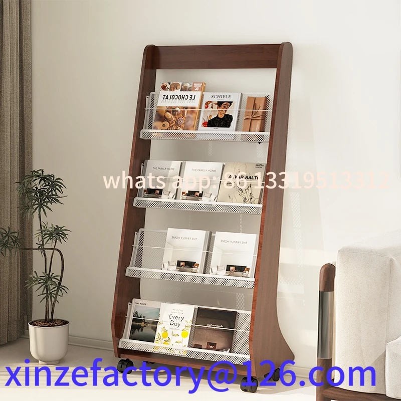 

Customizable Brochure Information Color Page Display Stand Magazine Display Stand