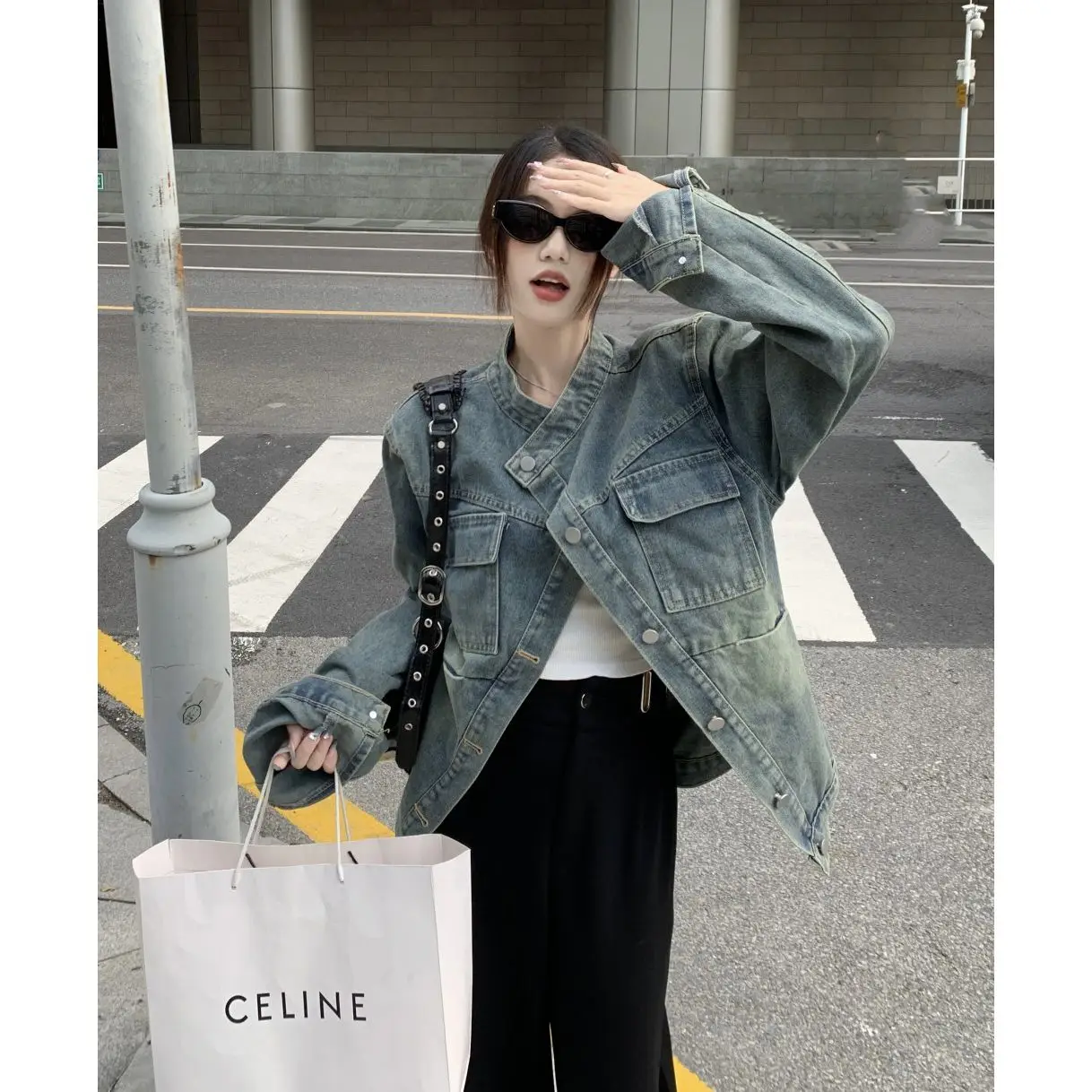 

Women'S Quilted Jackets Overcoat Female Long Sleeve Loose Coats Oversized New Autumn Winter Warm Plush Pocket Hooded Streetwear