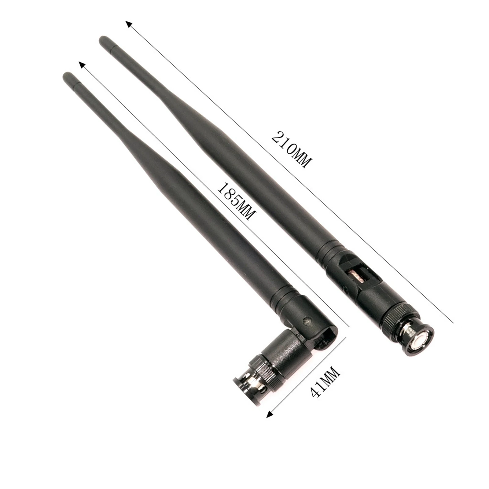 Imagem -04 - Bnc Masculino Microfone sem Fio Receptor Antena Uhf 500mhz-900mhz Ganho 3dbi Sinal Amplificador 215 mm de Comprimento Pcs por Conjunto