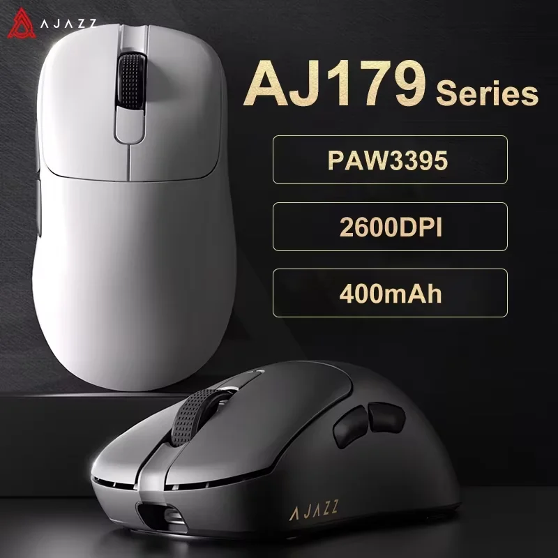 

AJAZZ AJ179 PRO PAW3395 Легкая проводная беспроводная мышь с магнитной зарядной базой Эргономичная игровая мышь для макросов для ноутбука