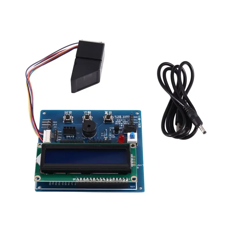 [NEW A09R!】 Supporting Multifunctional Testing, AS608 500Dpi Optical Fingerprint Recognition Module, DC 3.3V 60Mah, Three Button