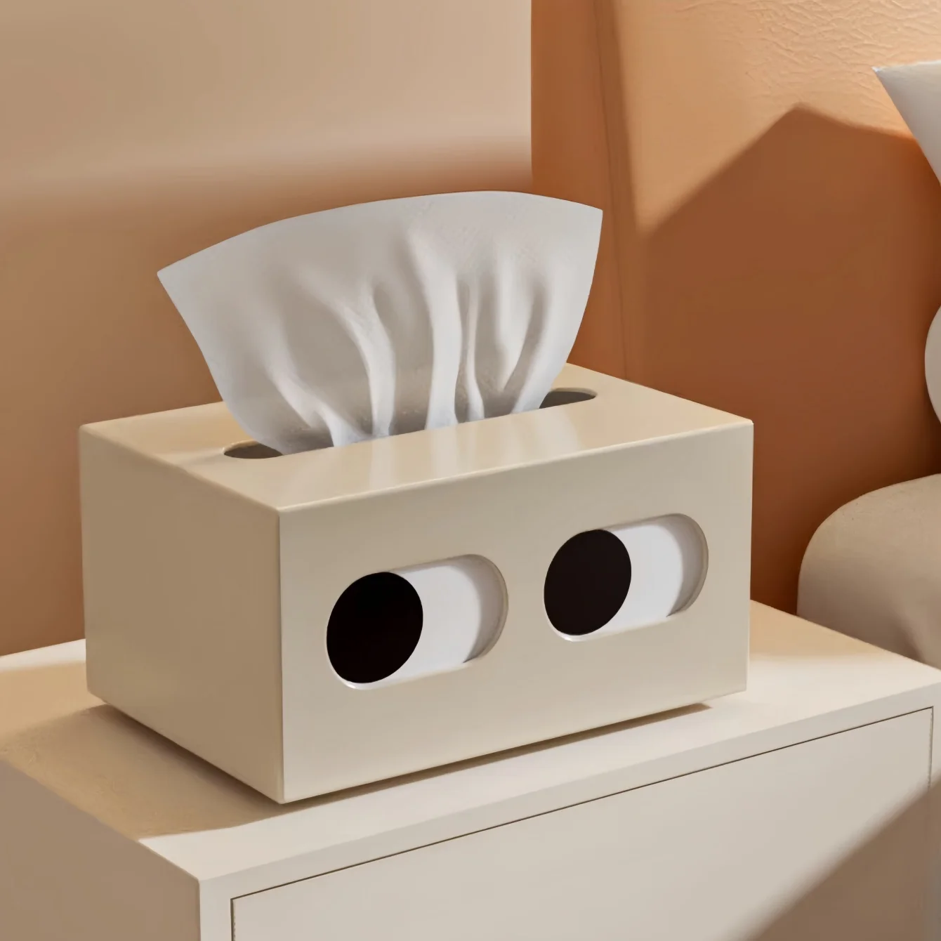 

Tissue Box Cover, Tissue Box Cover Rectangle, Modern Tissue Box Holder, Facial Tissue Cover for Bathroom, Kitchen Office Hotel