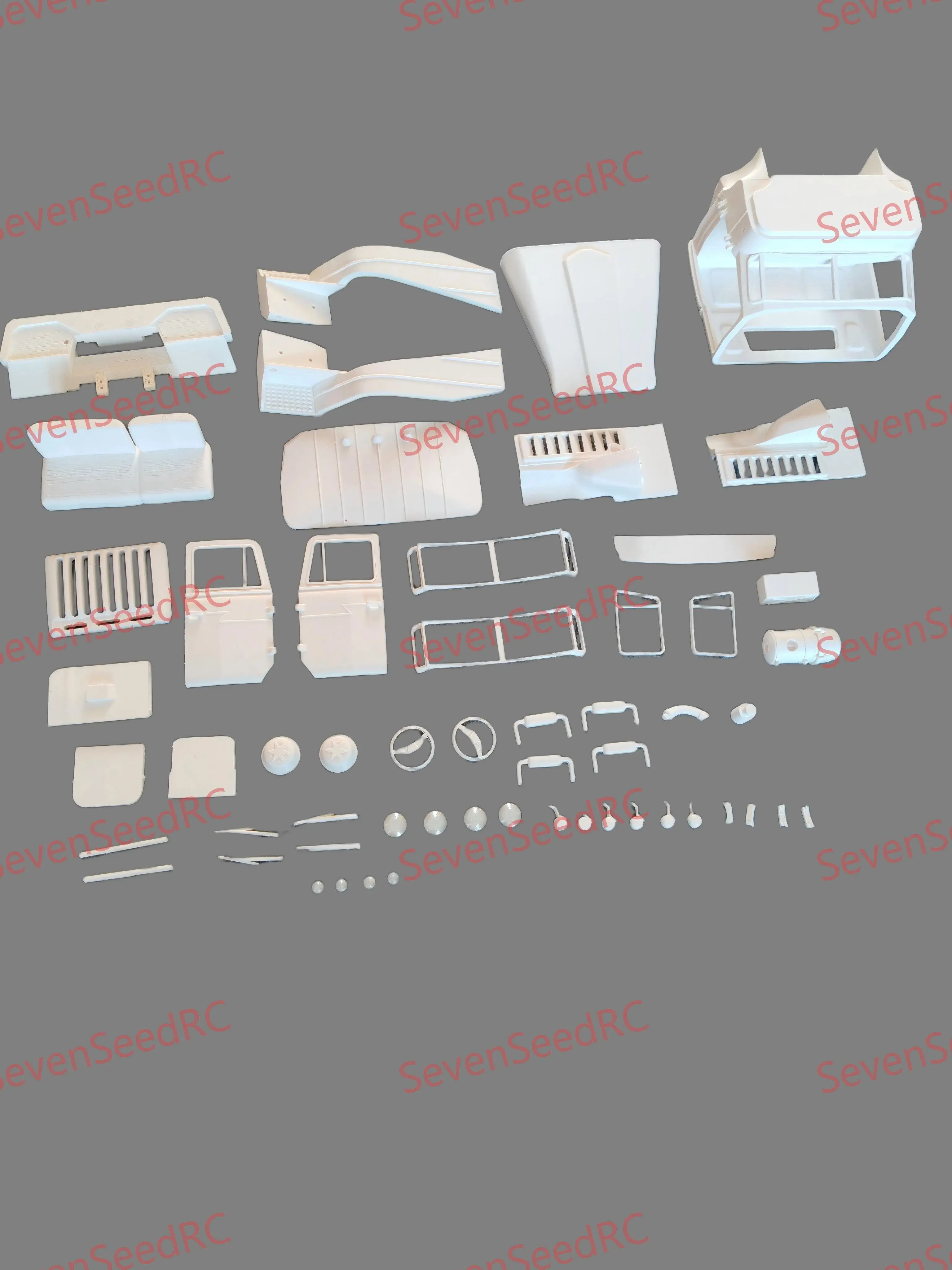 3d Print Truck Cab Kit Ural 4320 1/14  1/10 Suitable For Fmx Static Dot Model JDM Tamiya Lesu Lxy Scaleclub