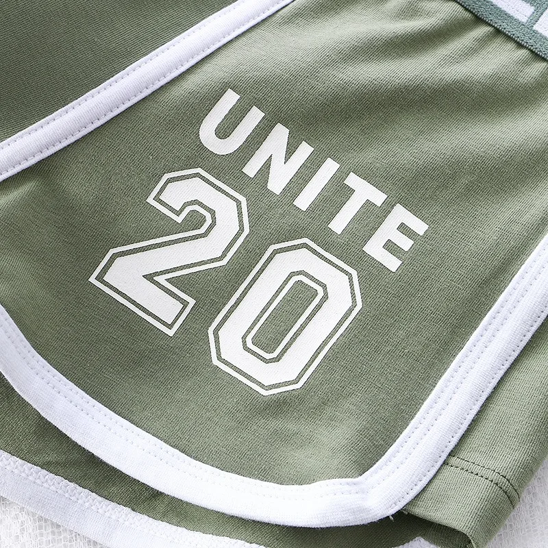 Moda Boxer in cotone solido da uomo Biancheria intima sexy con stampa di lettere Mutandine maschili traspiranti Qucik-Dry Lingerie Pantaloncini morbidi U Custodia convessa