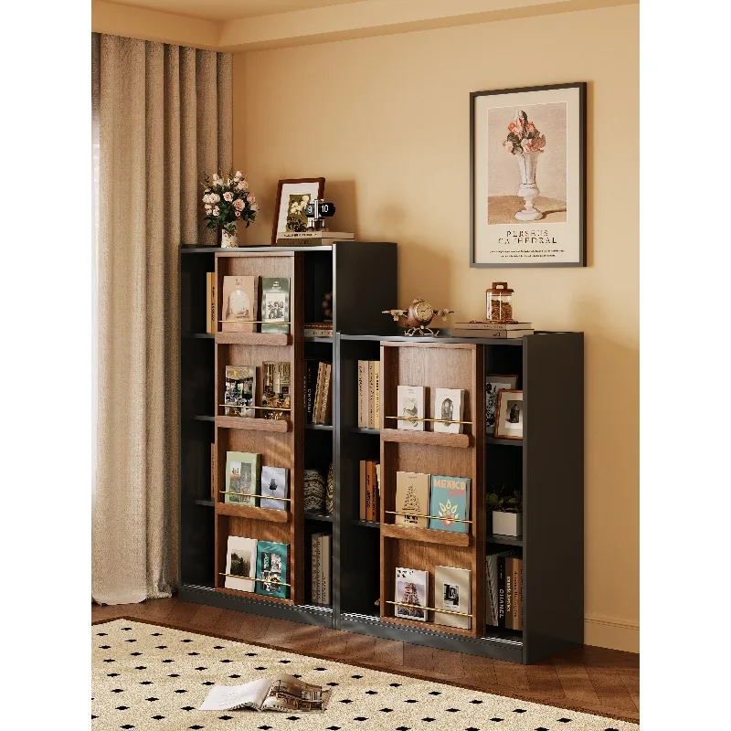 

Cabinets, vintage solid wood display cabinets, home living room low wall bookcases