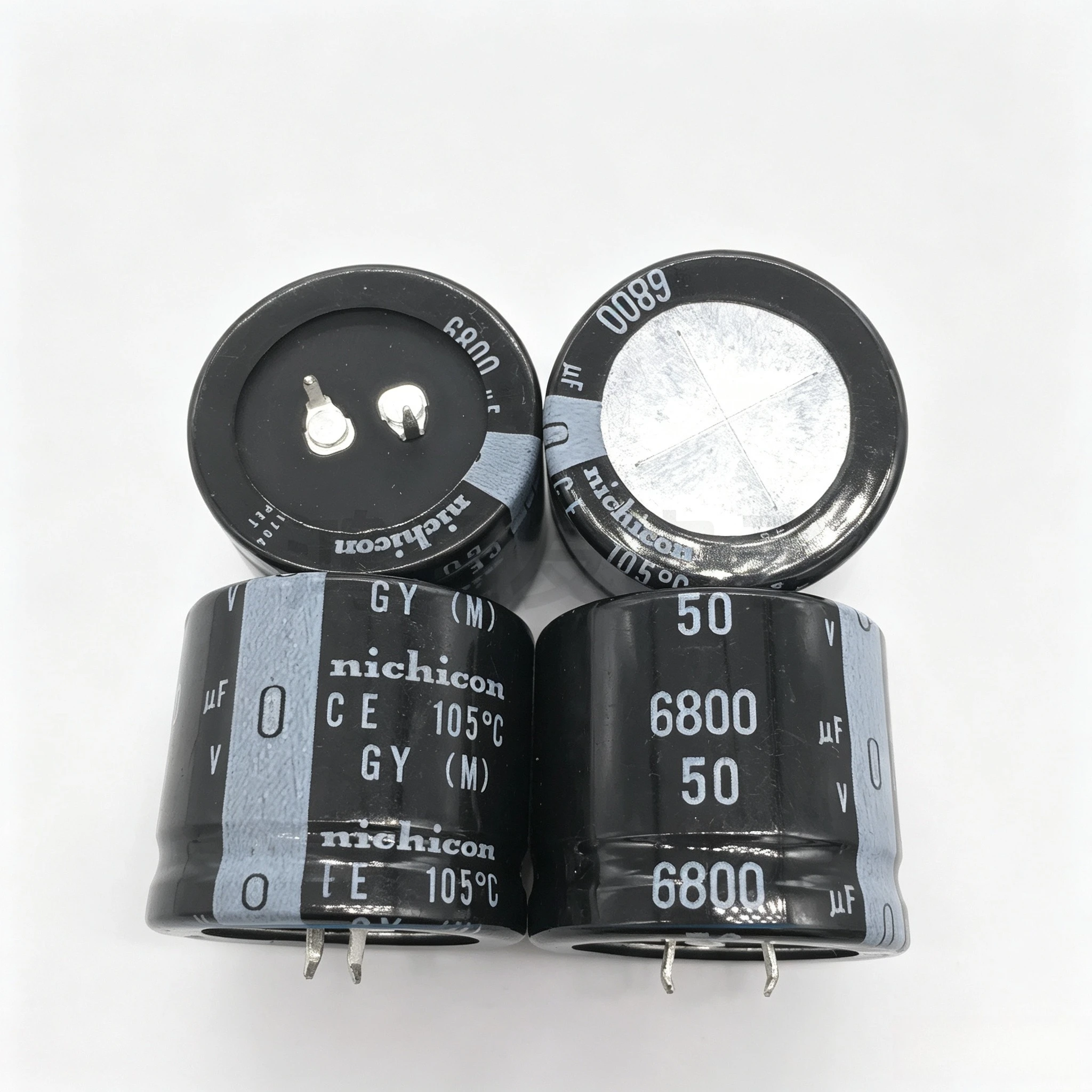2Pcs Nichicon/NCC 6800uF 50V 50V6800uF 22X50 25X40 25X45 25X50 30X30 30X35 30X40 35X30 Snap-in PSU Amplifier Capacitor