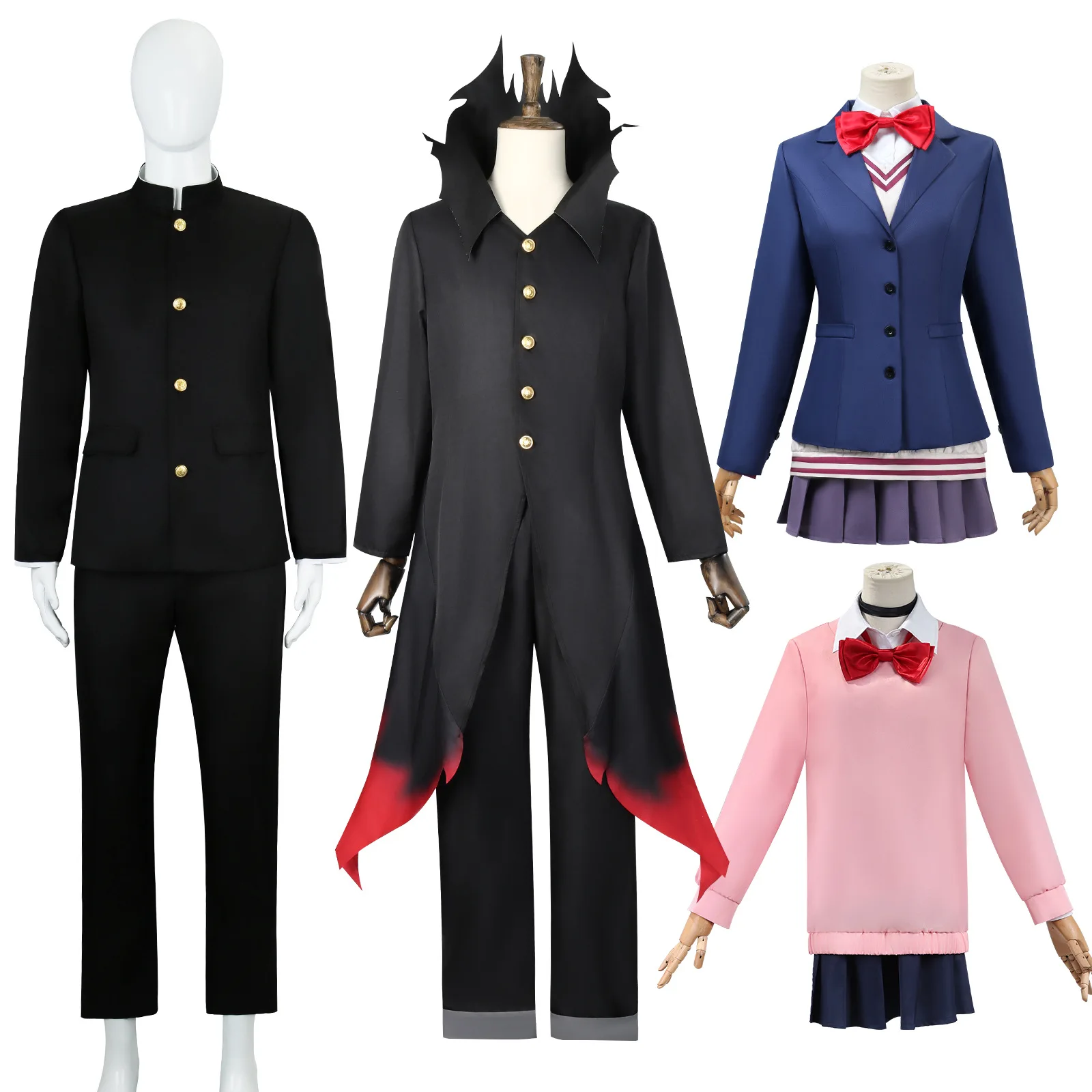 Dare Party surnaturel armé Katsu Kenta et Momoe Koseiplay Costume Cosplay tenue 2D personnage Costume