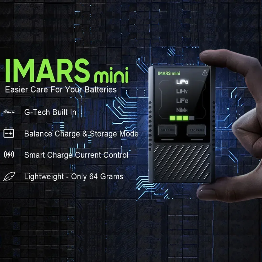 Gens Ace IMARS شاحن ميزان صغير 2-4S يبو بطارية شحن ذكي G-TECH ل يبو LiHv الحياة NiMH QC PD USB-C RC طائرة بدون طيار FPV #2