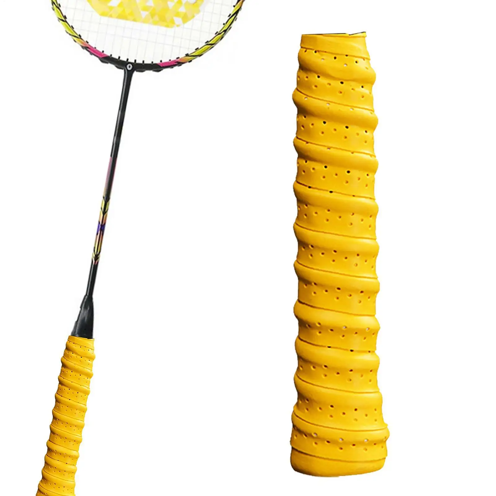 Anti-slip breathable sport over grip sweat band griffband Tennis overgrips tape Badminton racket grips sweatband