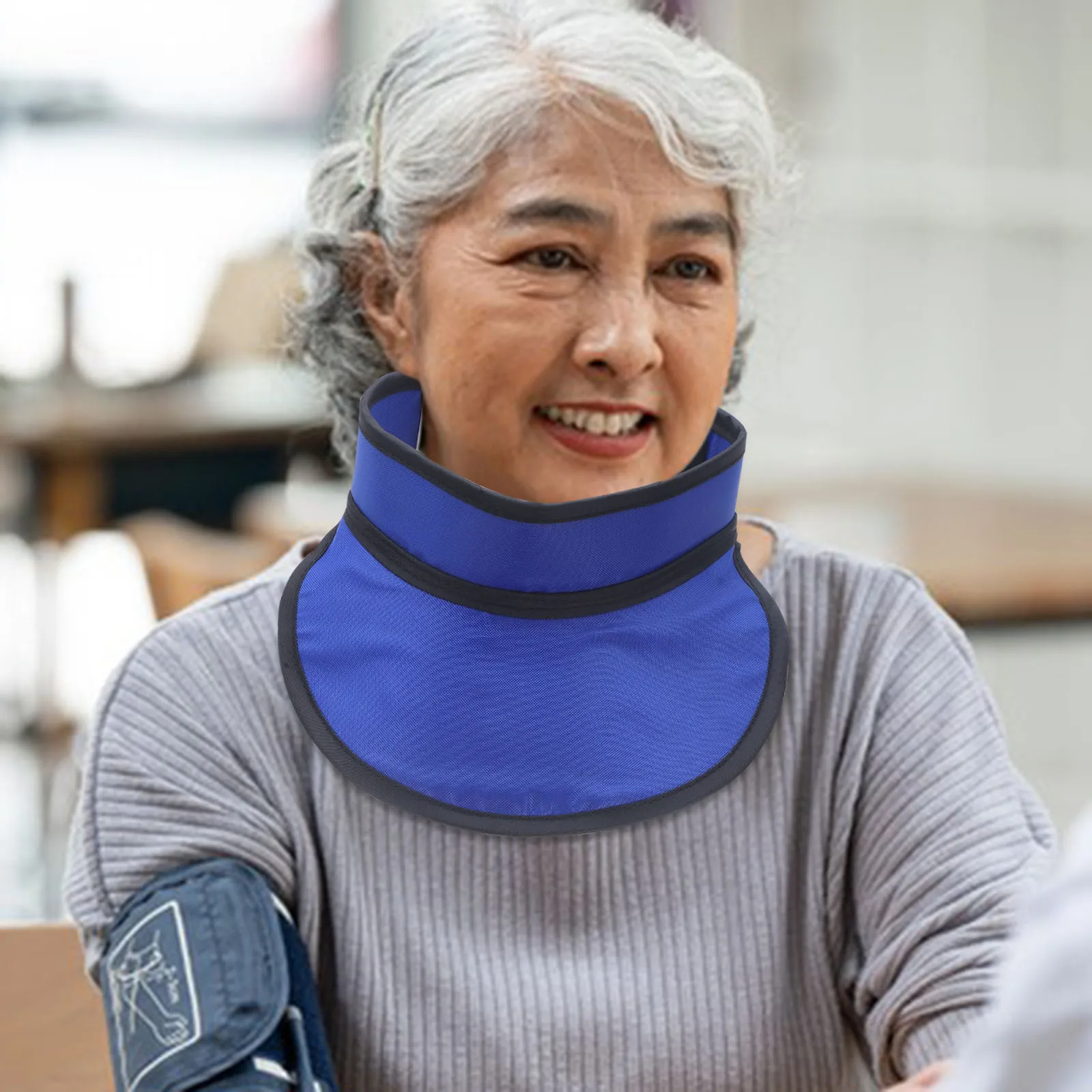 

Adjustable Shield Collar 0.35mm Pb Lightweight Radiation Protection Waterproof Anti Static Fasten Design Comfortable