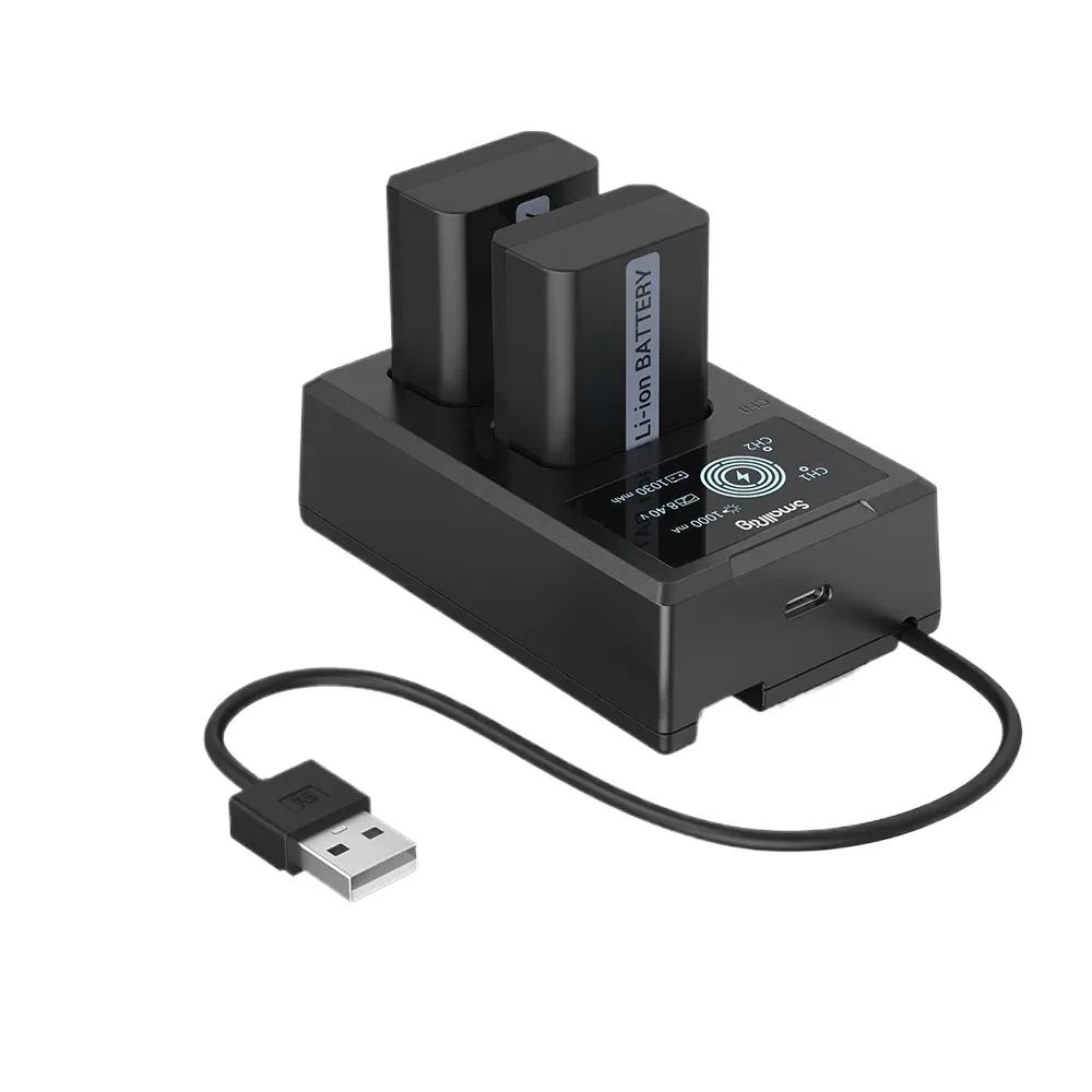 Bateria SmallRig NP-FW50 com Chip de Decodificação Completa, Sem Danos à Câmera, para Sony A6300 A6400 A7 A7 II A7R II A7S II A7S A7R Zve10