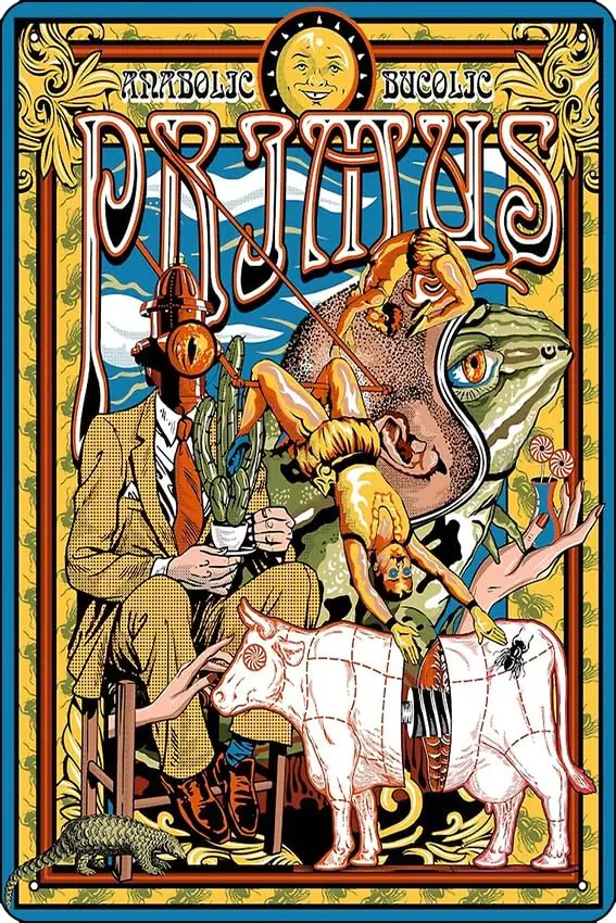 Primus Welt Poster Metall Blechschild Lustige Männerhöhle Home Office Bar Dekor