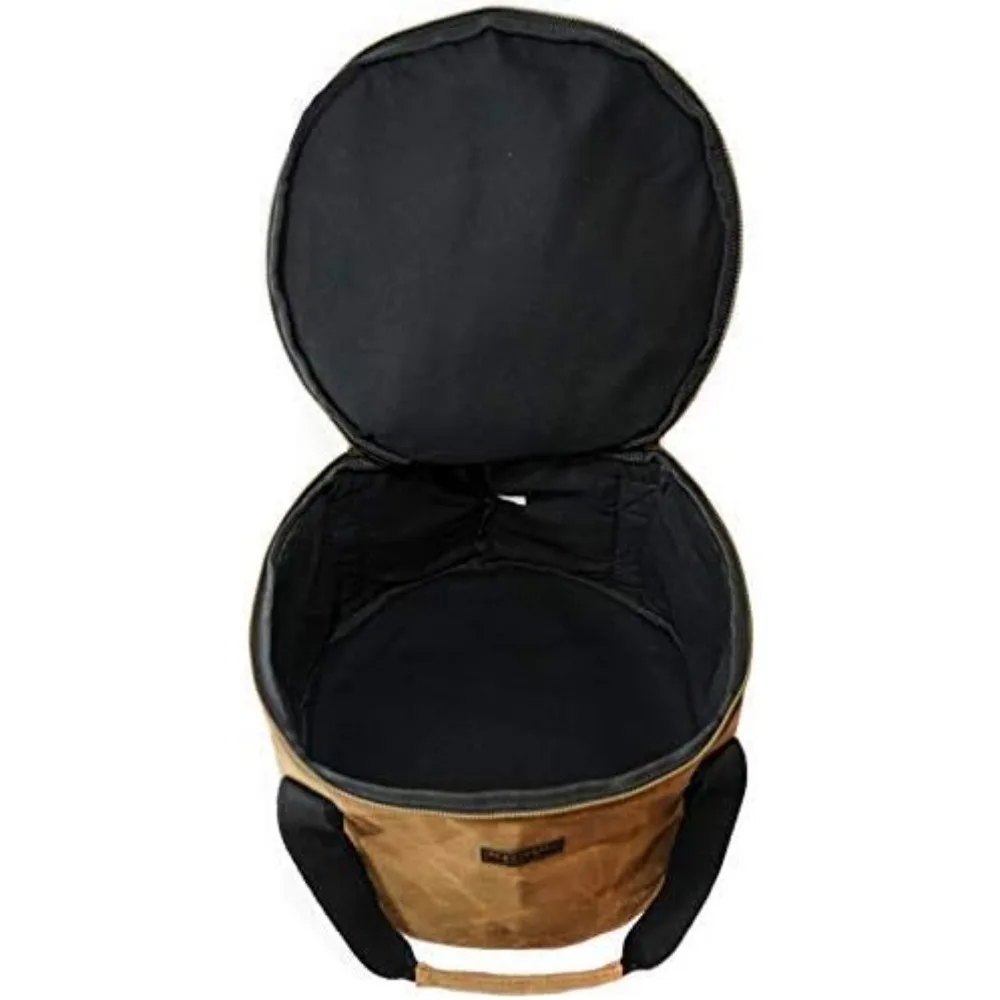 حقيبة حمل الفرن الهولندي شديدة التحمل للنقل الآمن والتخزين، مثالية لأواني الطبخ مقاس 14 بوصة مع متانة تدوم طويلاً