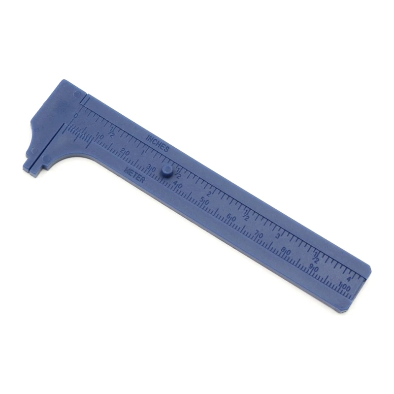 Upgrade Mini Vernier Caliper Double-Sided Scale Measuring Jewelry Plastic Caliper Tool Lightweight Pocket Dropship