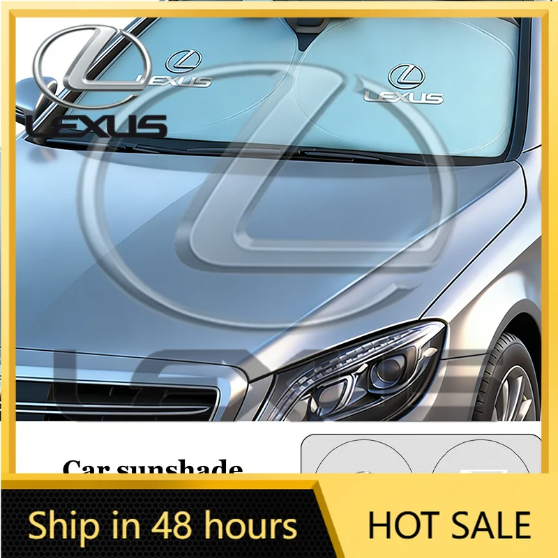 

Новые солнцезащитные наклейки-козырьки на лобовое стекло автомобиля с УФ-защитой для Lexus F SPORT ES RX NX LS UX LM LX GX LC RZ I (модель 2026 года)