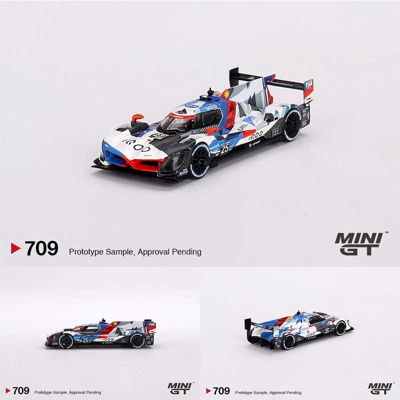 

MINIGT 709 In Stock 1:64 Hybrid V8 M Team #25 Daytona Diecast Car Model Toys