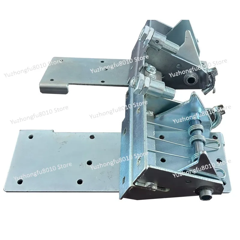 Whole pair of durable garage doors, steel wire anti-drop brackets at the bottom of industrial doors