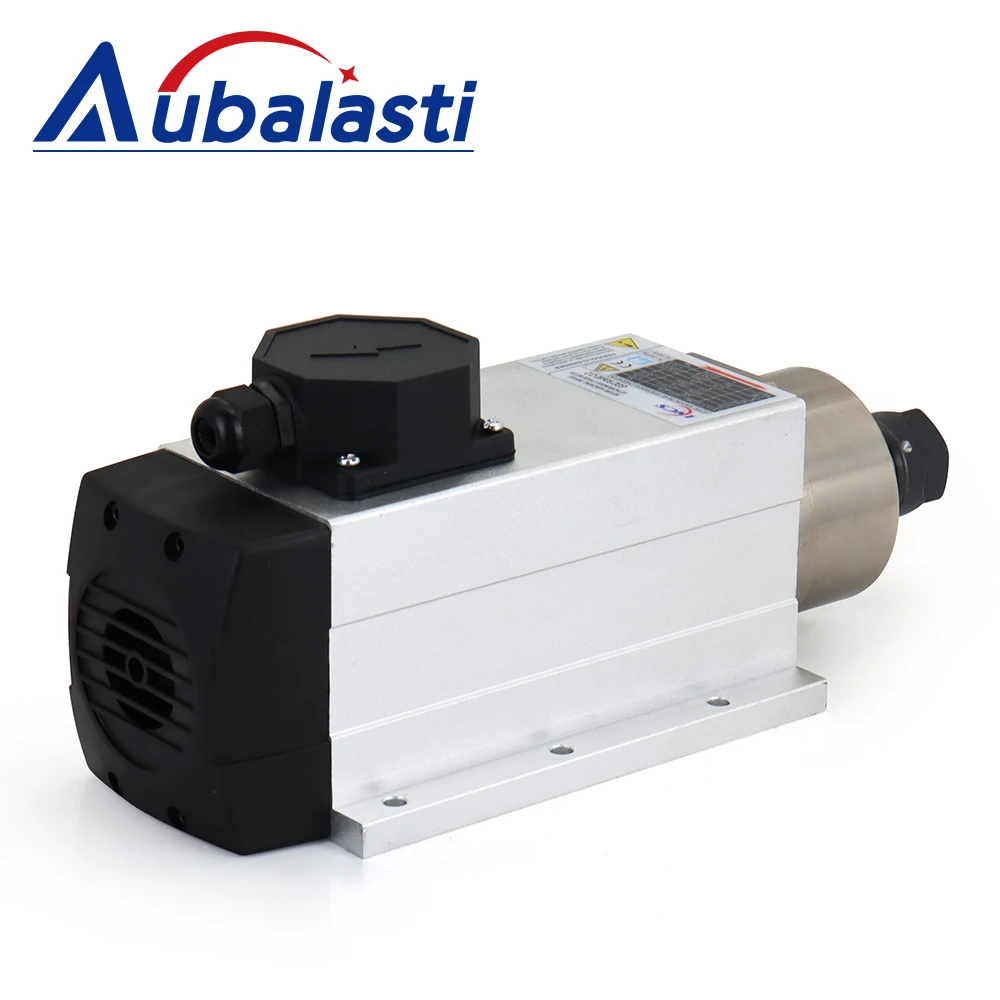 Aubalasti 1.5kw ER20 CNC Air Cooled Spindle Motor Kits 220V 380V 18000RPM 1.5KW Inverter For CNC Milling Router lathe Machine