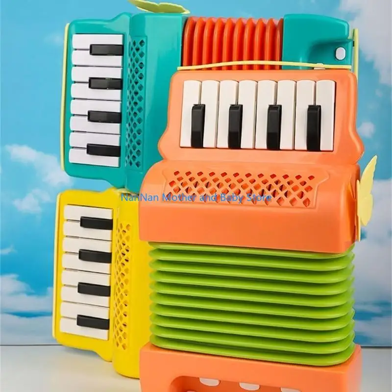 Kinder Akkordeon Spielzeug Accondian Mini Musical Instrumente für Kinder Kinder Baby Musical Spielzeug Übung Baby Arm Stretch