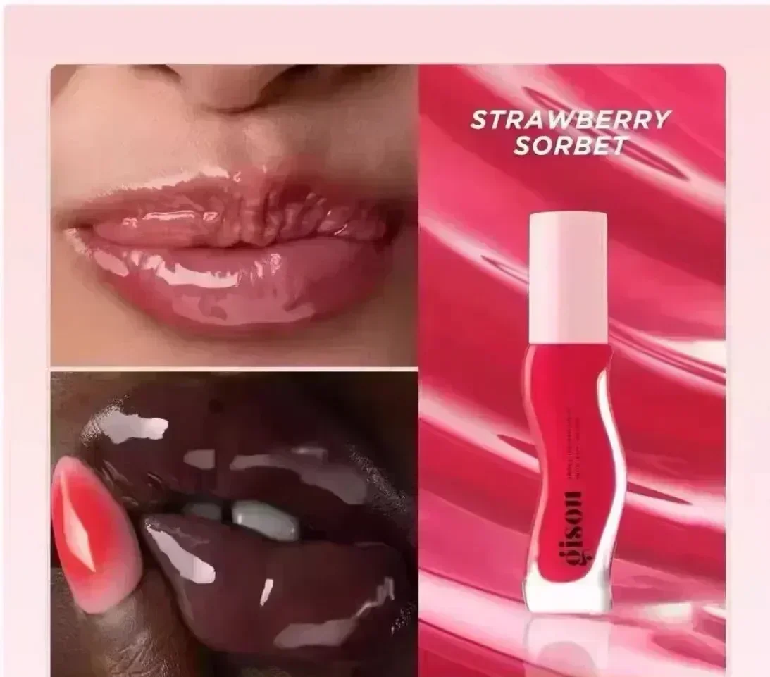 Gisou Hydraterende Geglazuurde Pruim Lippenbalsem Lipolie Glans Verzorging Van De Lippen Benetitnt Voor Lippen Plumping Exfoliërende Plumping Gloss